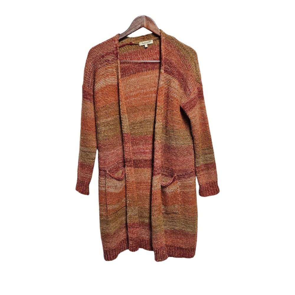Cocogio Italy Cardigan‎ Wool Blend Southwest Pattern XS Oversized - Picture 6 of 6